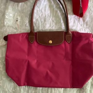 Nylon foldable shoulder bag